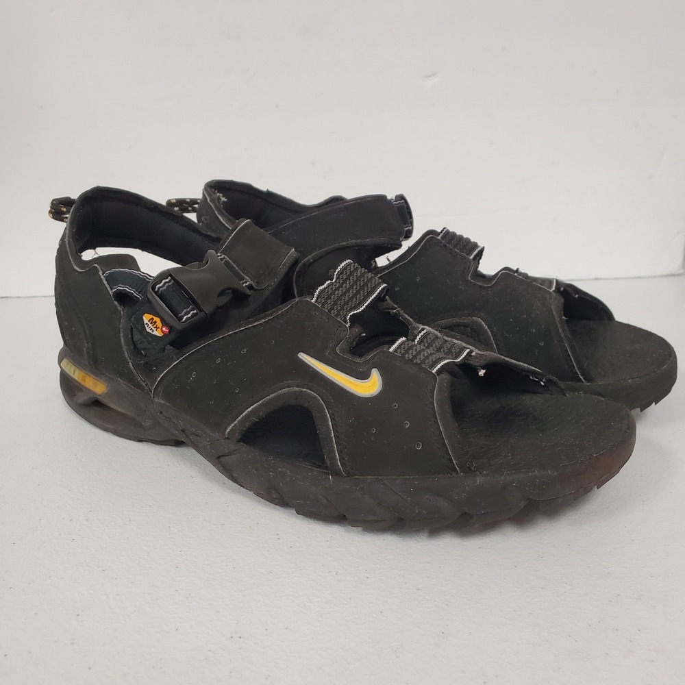 Nike VTG Y2K Hiking‎ Sandals Size 12 Chunky Gorpcore Logo Outdoor Streetwear